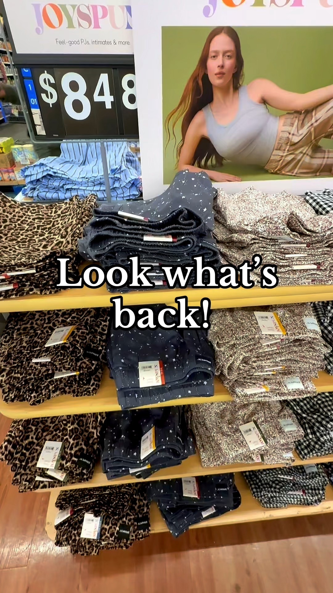 Cute new prints for the Joyspun printed shorts at Walmart !