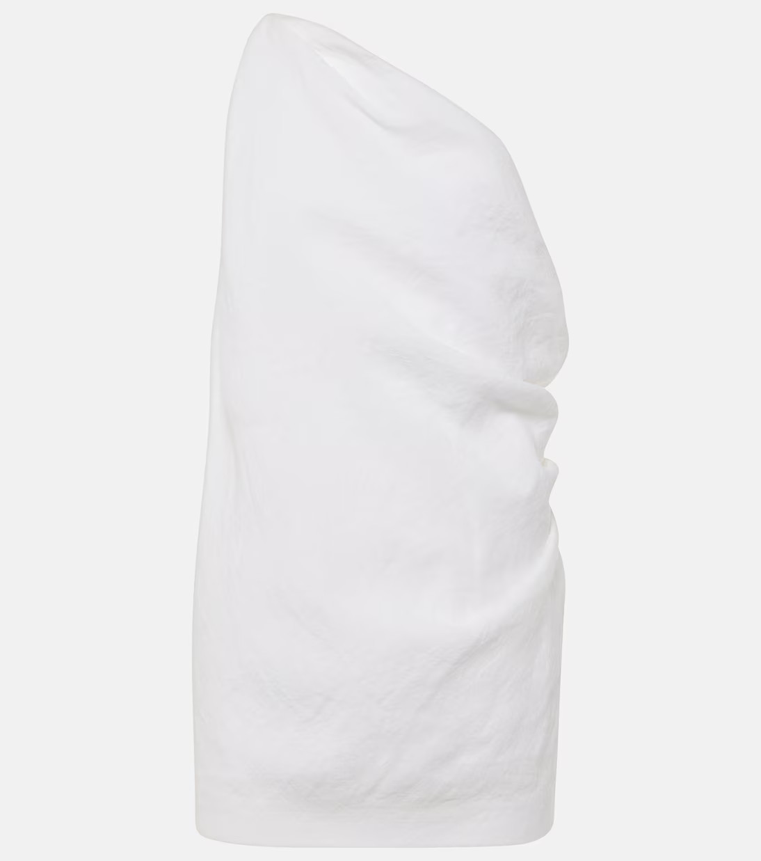 Petra one-shoulder linen top | Mytheresa (UK)