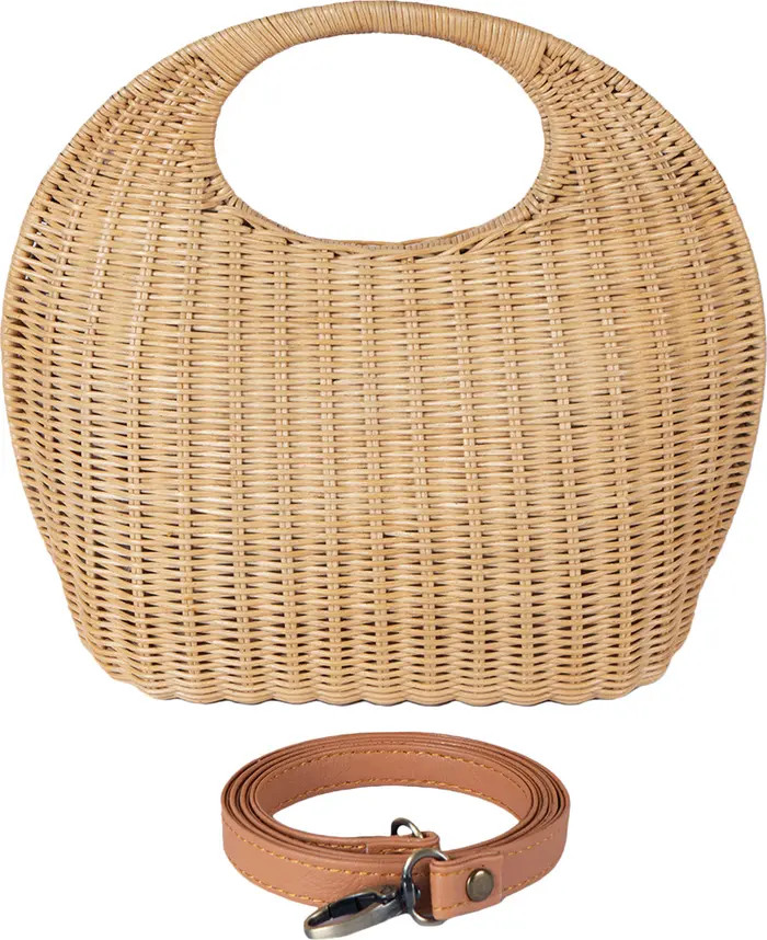 Aida Rattan Handbag | Nordstrom