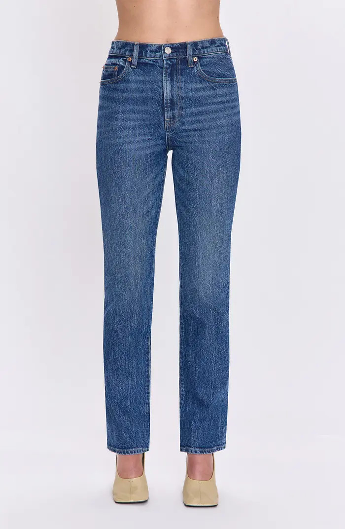 Bri High Waist Ankle Straight Leg Jeans | Nordstrom