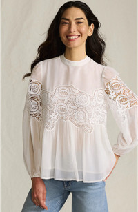 Click for more info about Chiffon and Lace Blouse