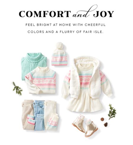 ✨Janie and Jack Comfort and Joy Collection for Girls✨
Feel bright at home with cheerful colors and a flurry of fair isle.

Fall outfit 
Winter Outfit
Holiday outfit 
Christmas outfits 
Girl outfit 
Boy outfit
Baby outfit 
Newborn outfit 
Winter vacation
Ski trip 
Bots weekend getaway 
Kids birthday gift guide
Children Christmas gift guide 
Christmas gift ideas
Christmas present
Nursery
Nursery decor 
Baby shower gift
Baby registry
Sale alert
New item alert
Baby hat
Baby shoes
Baby dress
Baby Santa hat
Newborn gift
Christmas party outfits 
Baby keepsakes 
First Christmas outfits
My first Christmas 
Baby headband 
Girl Christmas outfits 
Girl dresses
Winter coat
Winter dress
Holiday dress
Christmas dress
Girls purse
Bow purse
Plaid Bow Headband
Plaid Puff Sleeve Dress
Bow flat
Merry and bright 
Merry Christmas 
White Christmas 
Christmas family photo session outfits 
Photo session outfit inspo
Santa’s list
Gift guide for her
Gifts for her
Gifts for babies 
Gifts for girls
Gifts for boys
Wedding guest dress
Cuddle and kind doll
Christy family pajamas
Christmas children book
Winter children book
Sugarfina
Christmas tag
Christmas gifts for toddlers
Christmas gifts for girls
Toys for toddlers
Toys for girls
Disney
Disney princess doll


#LTKGifts #LTKCyberweek #LTKfashion #LTKHolidaySale
#liketkit #LTKfindsunder50 #LTKfindsunder100 #LTKGiftGuide #LTKstyletip #LTKwedding #LTKfamily #LTKbaby #LTKbump #LTKshoecrush #LTKparties #LTKkids #LTKsalealert #LTKbump

#LTKSeasonal #LTKHoliday