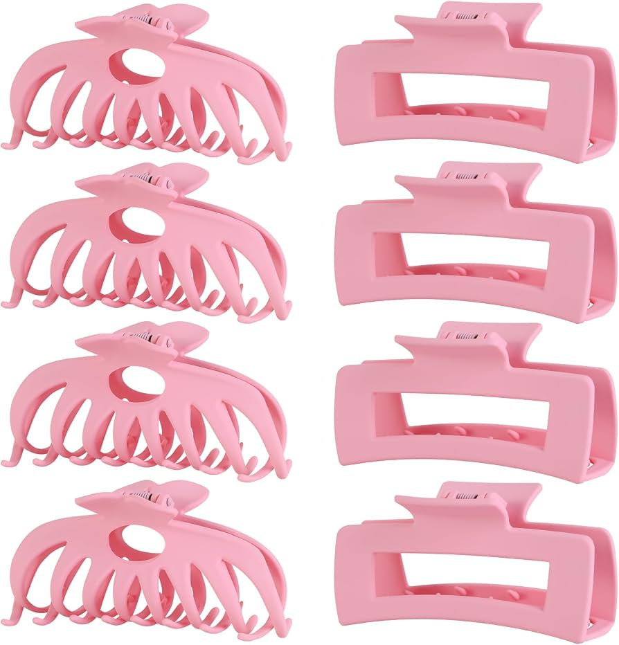 LuSeren Hair Clips for Women 4.3 Inch Large Hair Claw Clips for Women Thin Thick Curly Hair, Big ... | Amazon (US)