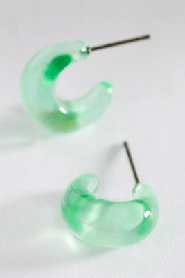 By Anthropologie Resin Small Hoop Earrings | Anthropologie (US)