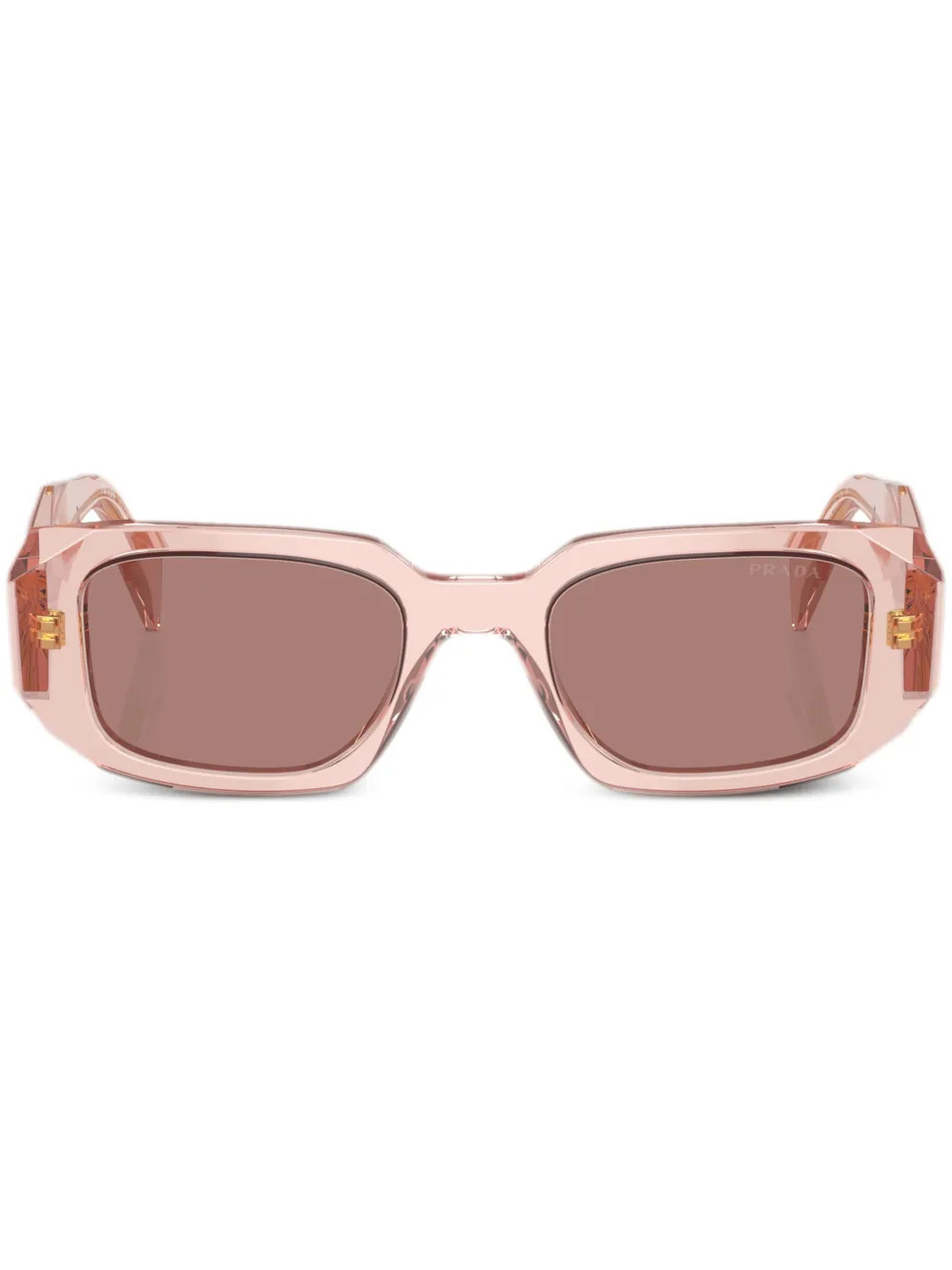 Prada Eyewear geometric-frame Sunglasses | Pink | FARFETCH | Farfetch Global