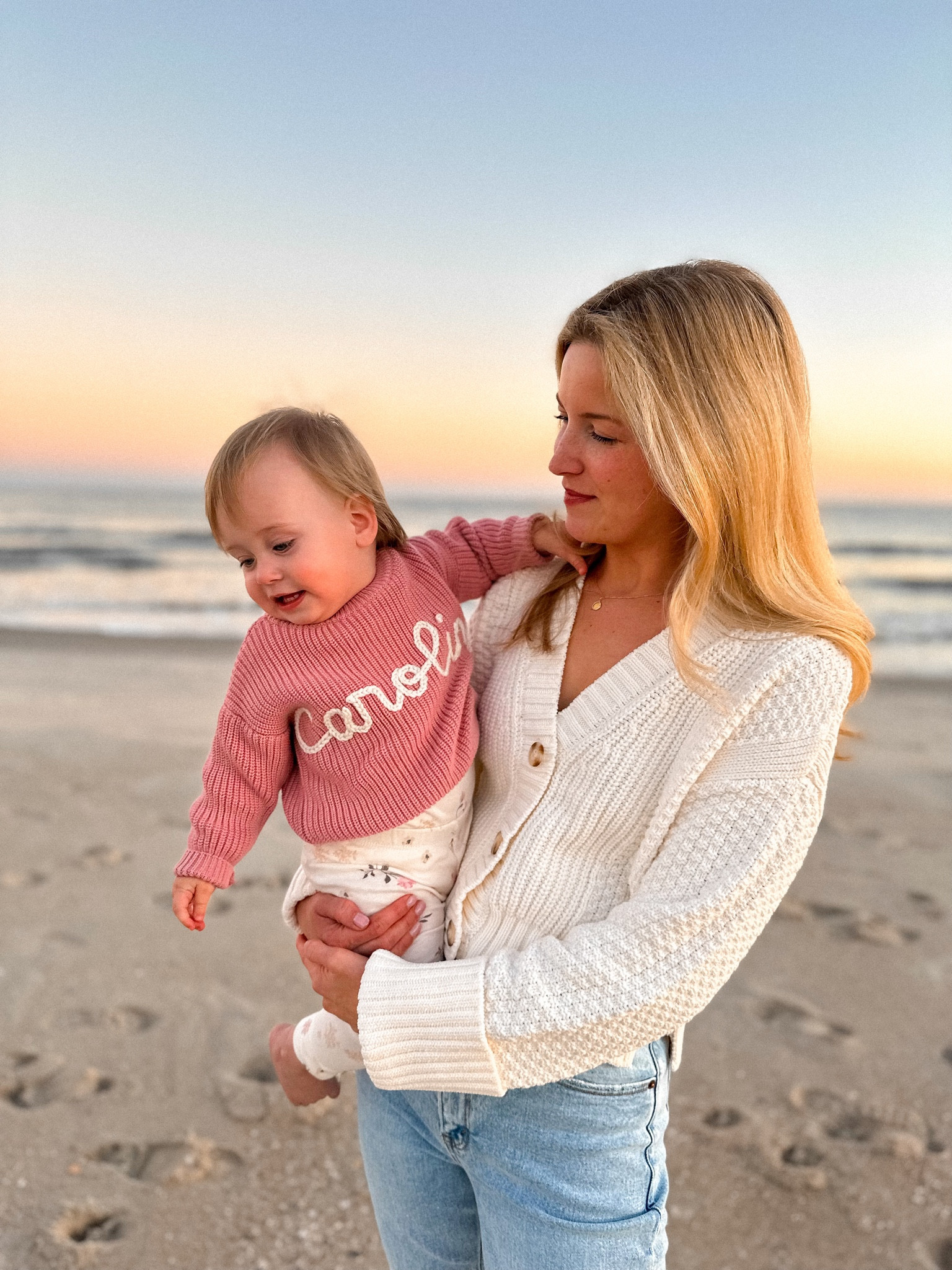 Wearing an XS in this cardigan sweater and 25 in the curve love jeans (my favorite jeans at Abercrombie). I linked the regular version as well! I love that these aren’t baggy, but also not skinny jeans  

#LTKFamily #LTKStyleTip #LTKKids