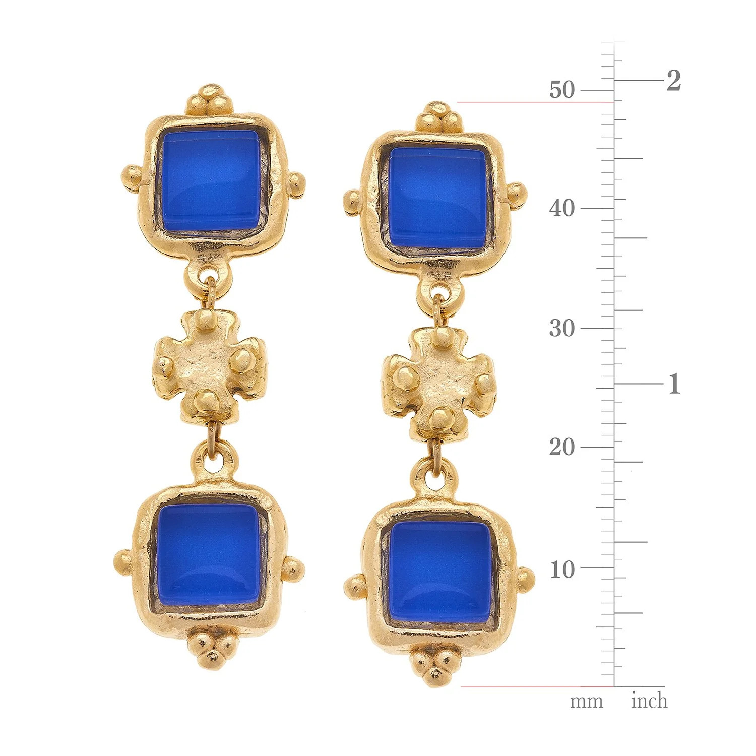 Charlotte Deux Tier Earrings | Susan Shaw