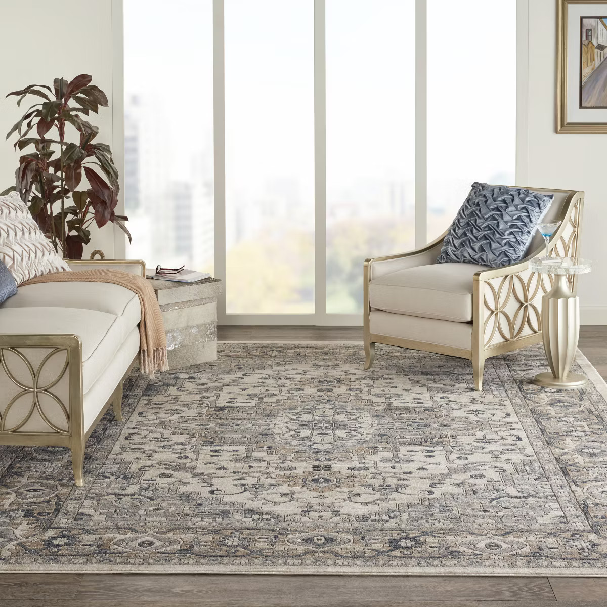 Nourison Concerto Center Medallion Indoor Area Rug | Target