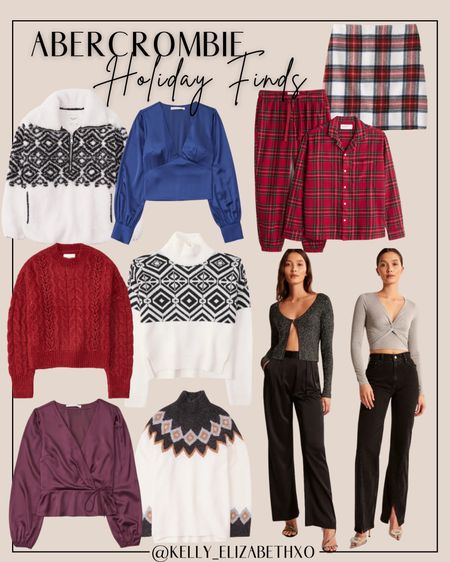 Holiday finds from Abercrombie! All 15% off currently 

#abercrombie #abercrombiefinds #holidayfashion #holidayfashion #holidayoutfit 

#LTKcurves #LTKHoliday #LTKSeasonal