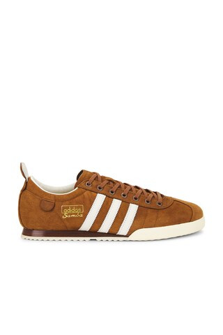 adidas Originals Samba 62 Sneaker in Wild Brown, Off White, & Preloved Brown from Revolve.com | Revolve Clothing (Global)