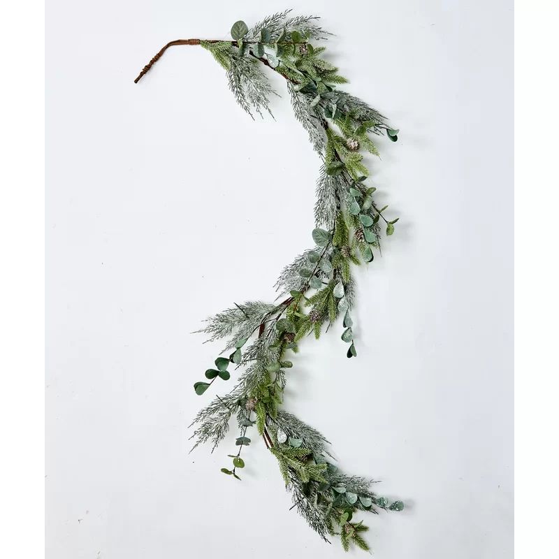 5' Mixed Pine and Eucalyptus Garland | Wayfair Professional