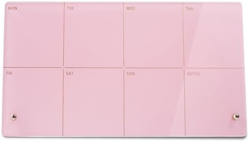 Desktop Acrylic Weekly Planner Whiteboard with Stand,12"X6"-Small,Dry Erase Weekly Planner for De... | Amazon (US)