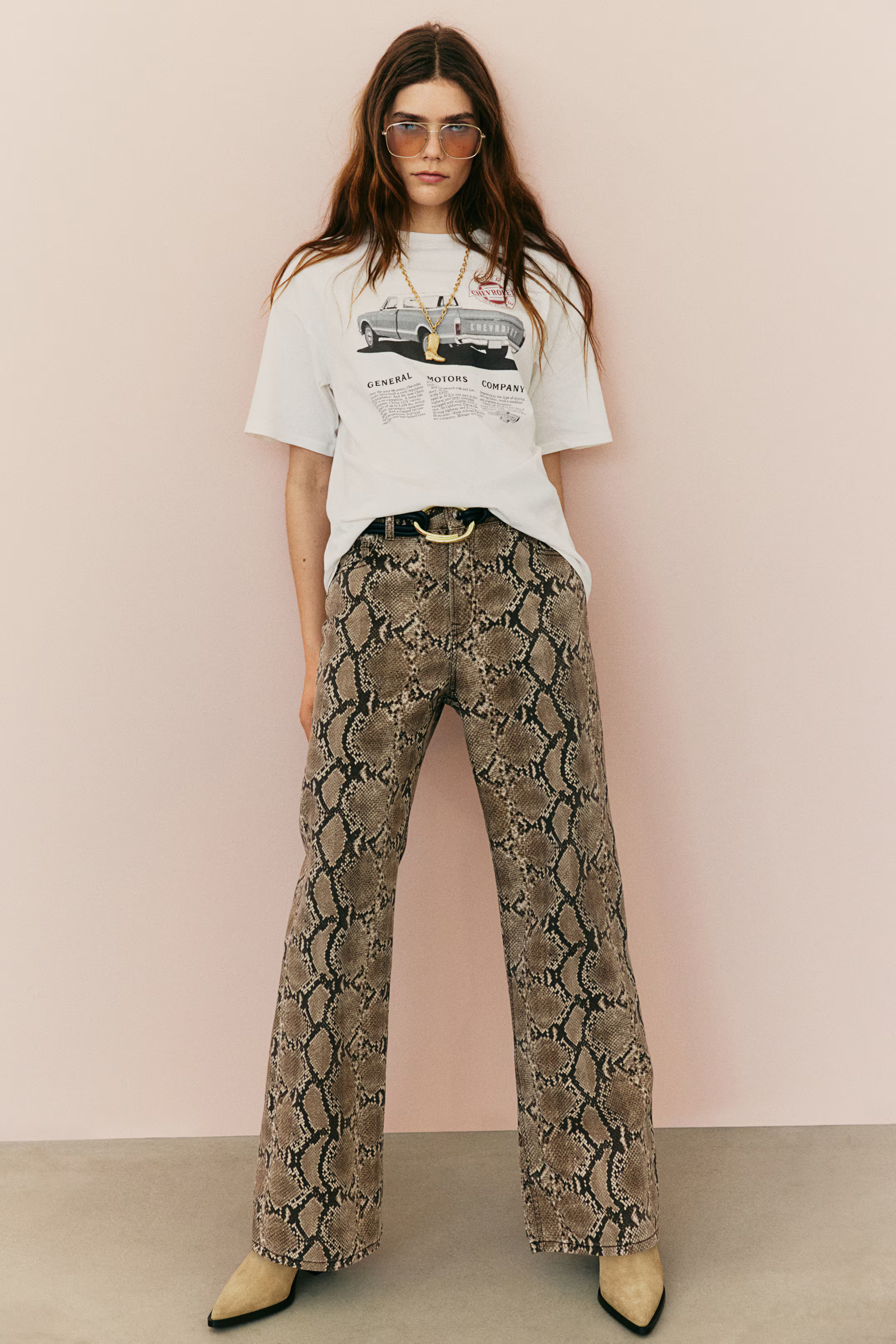 Oversized Printed T-Shirt | H&M (US + CA)