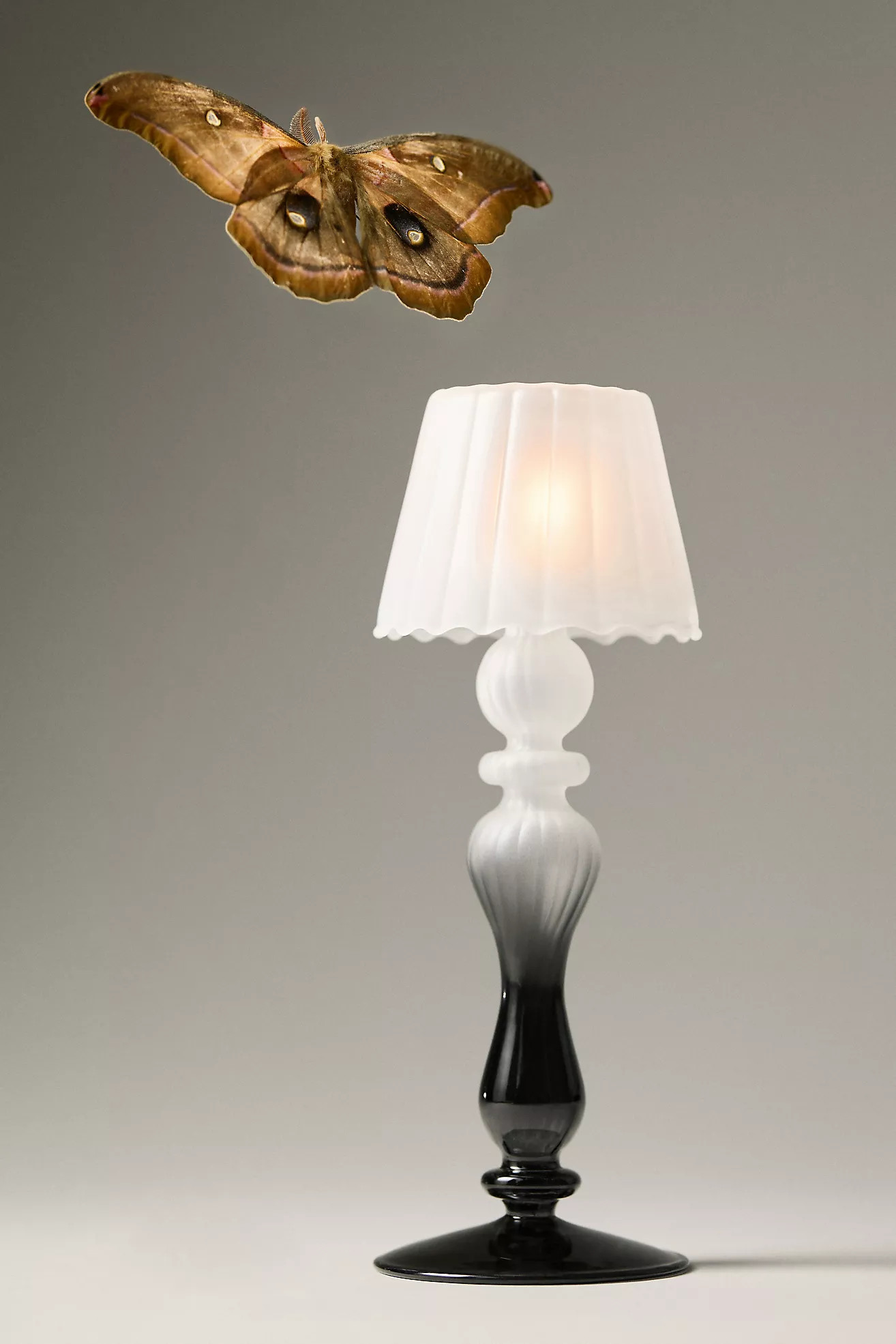 Halloween Glass Lamp Candle Holder | Anthropologie (US)