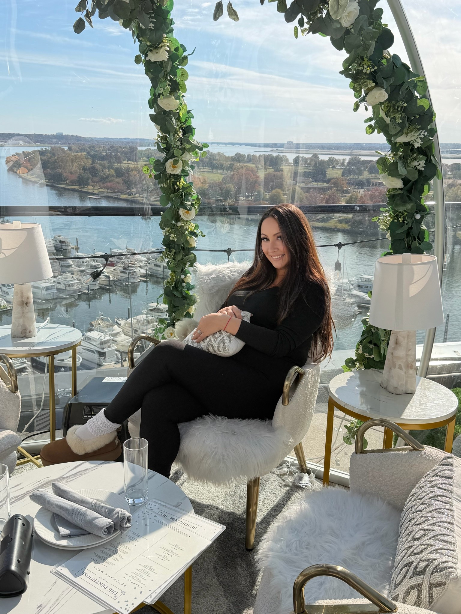 Two recommendations in one post!
If you live near DC - Lavie is a must visit! Make reservation for an outside penthouse igloo! 
Get those scrunchie socks , they make legs look longer . 

#LTKSeasonal #LTKStyleTip #LTKFindsUnder100