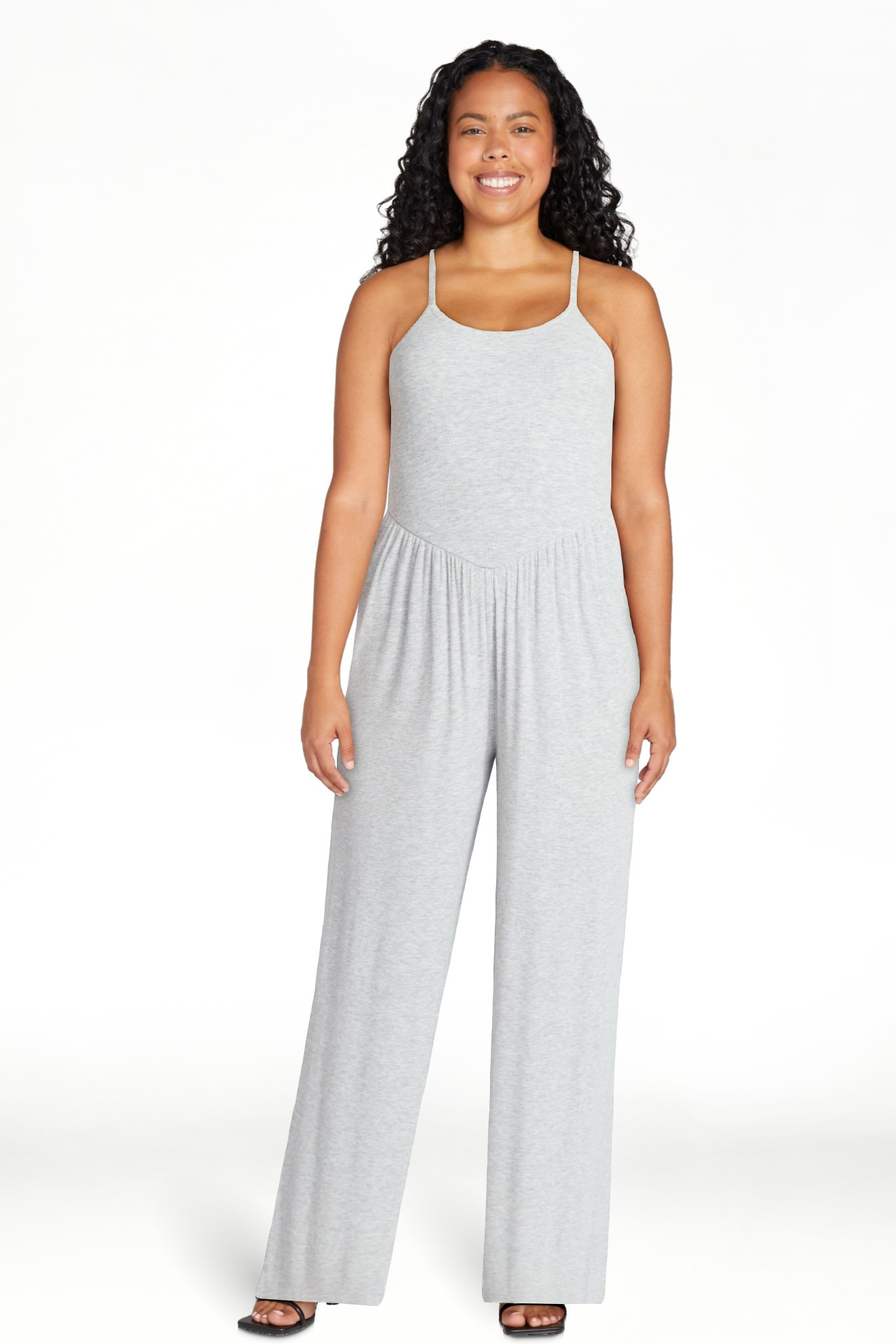 No Boundaries Sleeveless Cami Jumpsuit, Women's XXS-XXL | Walmart (US)