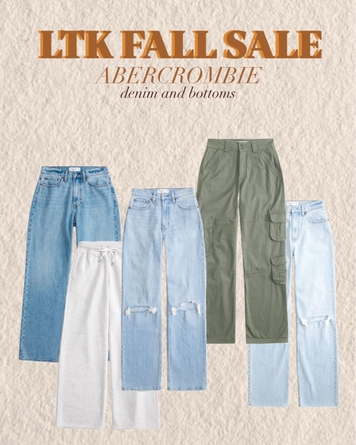 some of my favorites bottoms from a+f !! get 20% off sitewide at @abercrombie for the fall@shop.Itk sale!! copy the discount code for checkout! 

my favorite are the curve love low rise baggy jean and the curve love high rise 90s relaxed! i wear my TTS in all abercrombie! - i am 5’4 145lbs and i get a 29L (could definitely do a R but i prefer the extra length) 

#LTKFallSale #LTKFindsUnder100 #LTKSeasonal