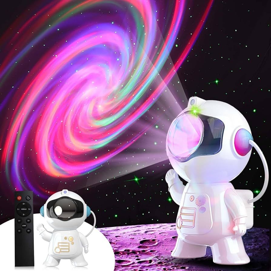 Astronaut Galaxy Star Projector Night Light - Galaxy Light Projector with Timer and Remote Contro... | Amazon (US)