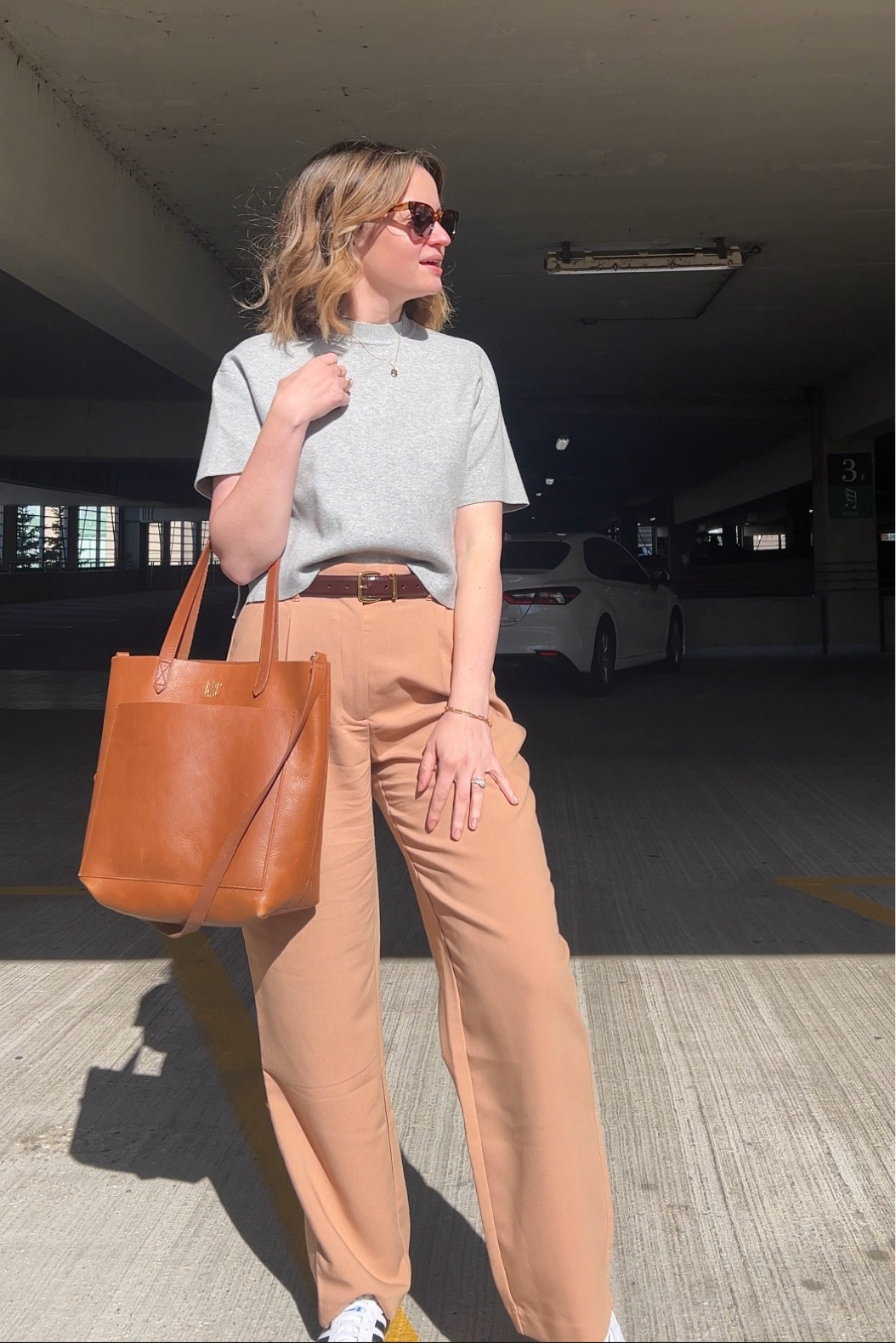 Work wear that’s comfy, cute, and classic 🫶🏼 Abercrombie pants are everything! 

#LTKxMadewell #LTKshoecrush #LTKworkwear