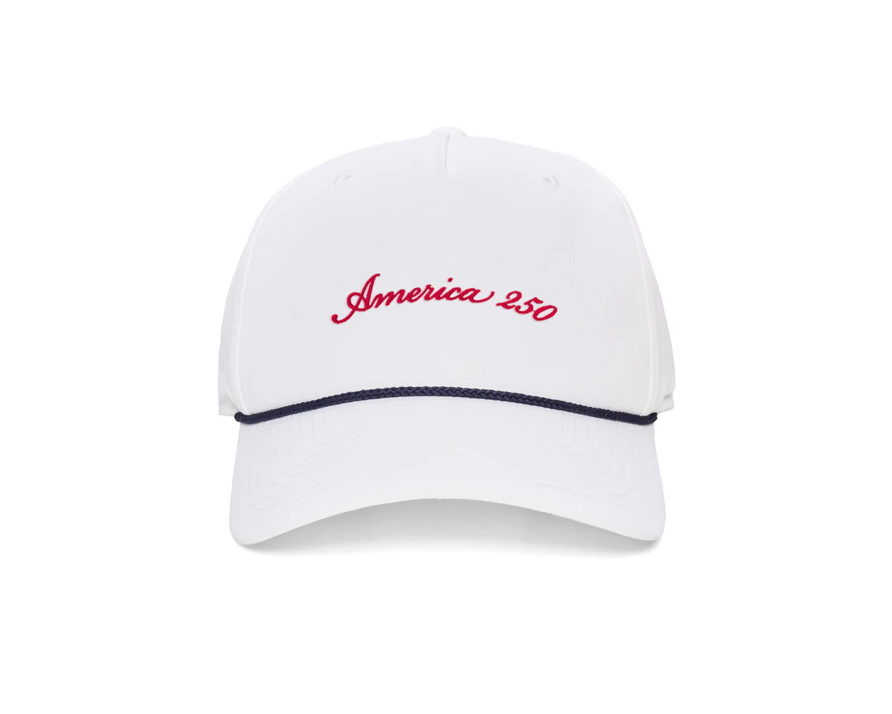 America 250 Performance Rope Hat: White | Holderness & Bourne