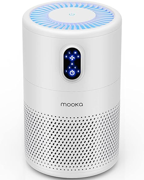 MOOKA Air Purifiers for Home Large Room up to 1076 ft², H13 True HEPA Air Filter Cleaner, Odor E... | Amazon (US)