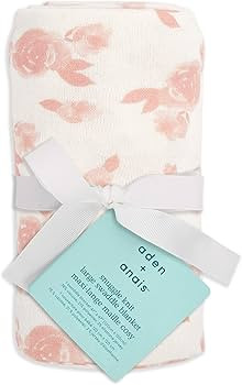 aden + anais Snuggle Knit Baby Swaddle Blanket for Newborn Girl and Boy, Versatile Stroller Cover... | Amazon (US)