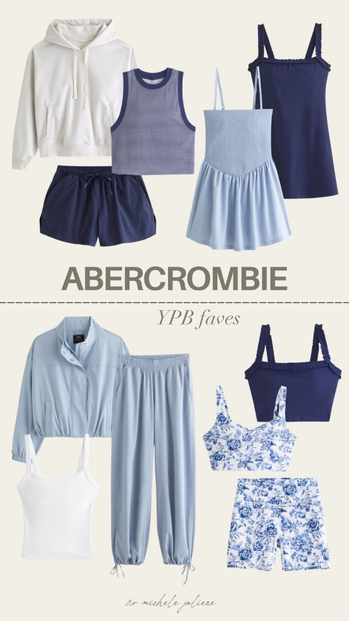 the YPB collection @abercrombie  has been one of my favorites for years! especially during those hot summer months that are headed our way. everything so comfortable, breathable & high quality. #abercrombiepartner