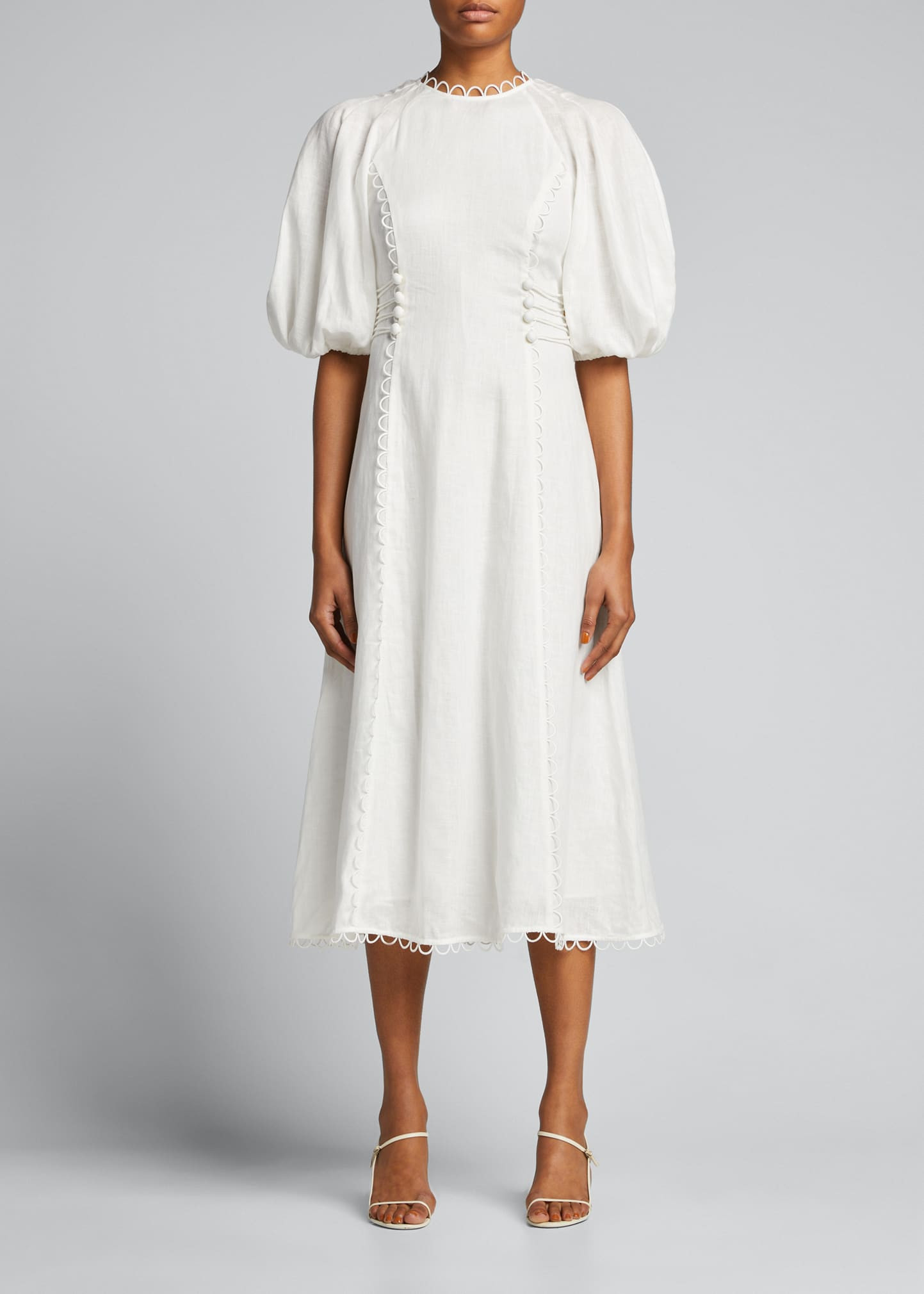 Rosa Laced Midi Dress | Bergdorf Goodman