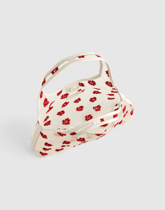 Floral-Embroidered Mini Shopper Bag | Madewell