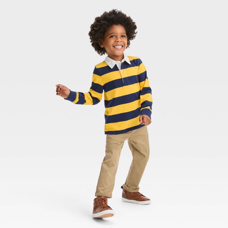 Toddler Boys' Long Sleeve Rugby Shirt - Cat & Jack™ | Target