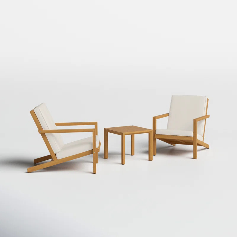 Aubrieana 3 Piece Seating Group with Cushions | AllModern