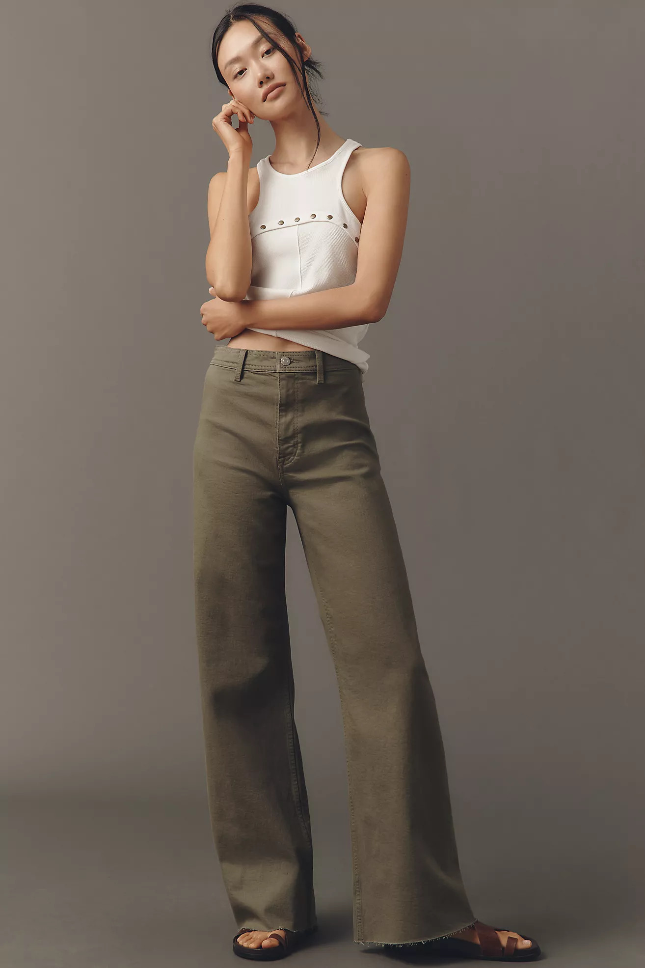 Pistola Penny High-Rise Wide-Leg Jeans | Anthropologie (US)