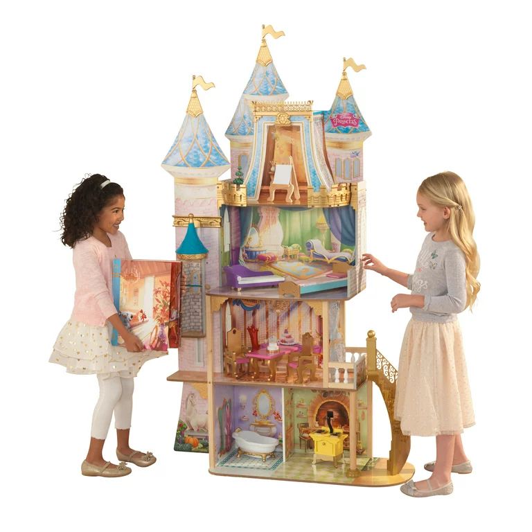 KidKraft Disney Princess Royal Celebration Wooden Dollhouse with 10 Accessories - Walmart.com | Walmart (US)