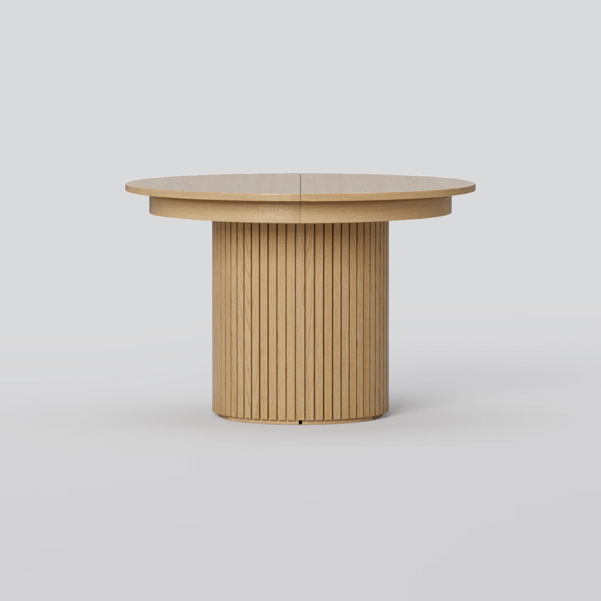 Bachman Extendable 45'' to 105" Oak Solid Wood Dining Table with Hiden Storage Space | Wayfair North America