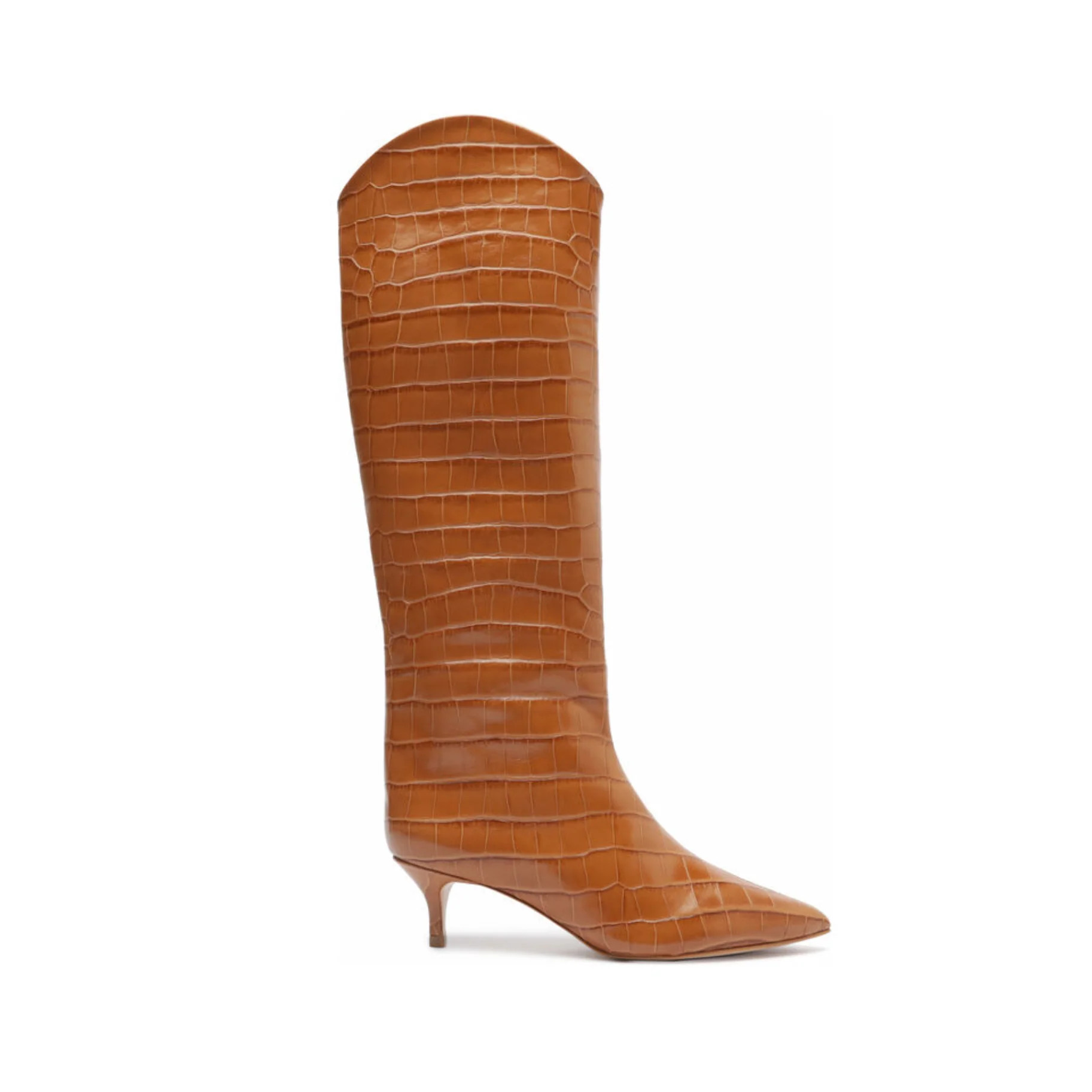 Maryana Lo Crocodile-Embossed Leather Boot | Schutz (US)