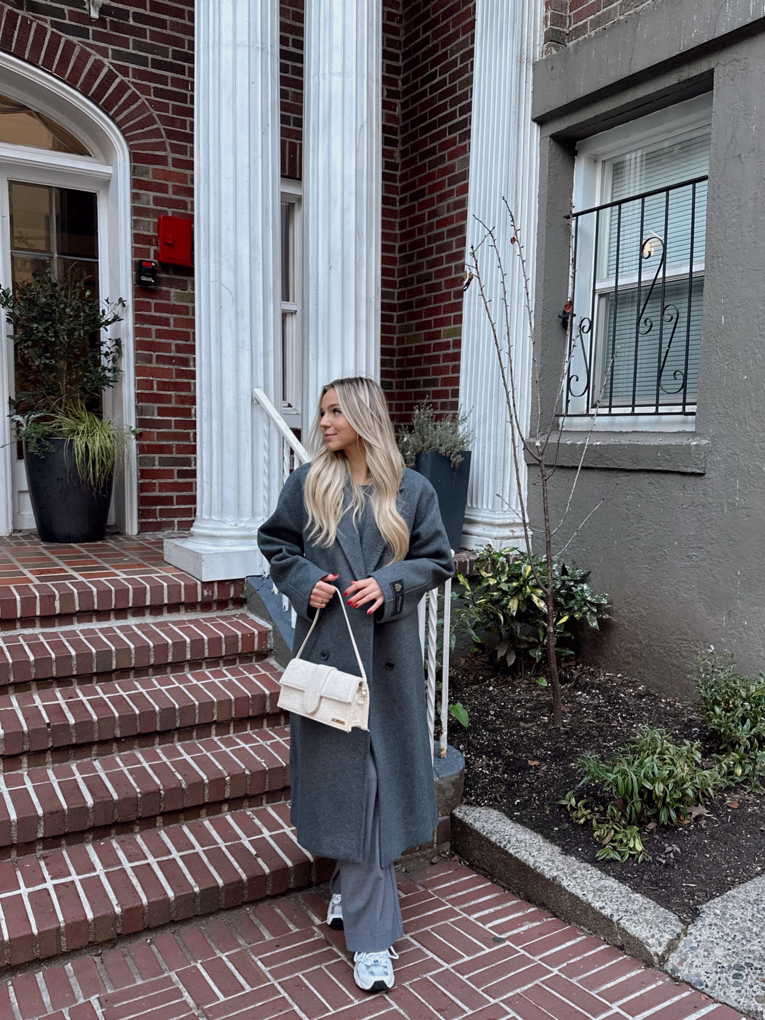 Grey on grey 🩶
Jacket: wearing size small 
Bodysuit: wearing size small
Trousers: wearing size 26 r 


#LTKstyletip #LTKSeasonal #LTKCyberWeek