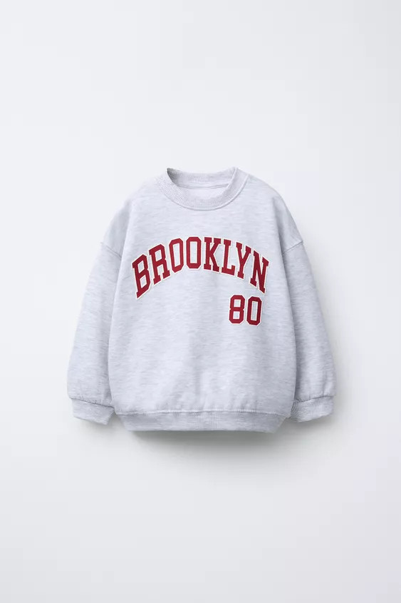 RAISED TEXT SWEATSHIRT | Zara US