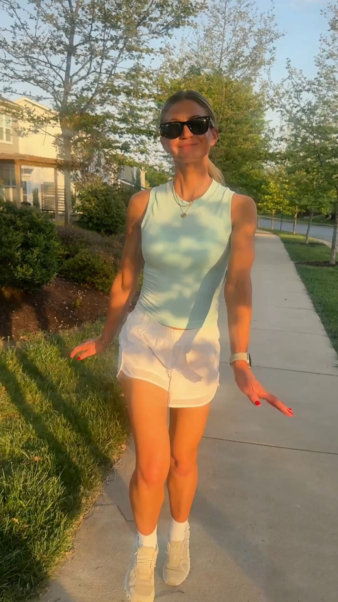 Skipping into summer with @athleta - these pieces are so good and cute! #athletapartner #powerofshe

Runs TTS, wearing a S in everything (sports bra, top, and shorts)

wear #LTKactive

#LTKActive