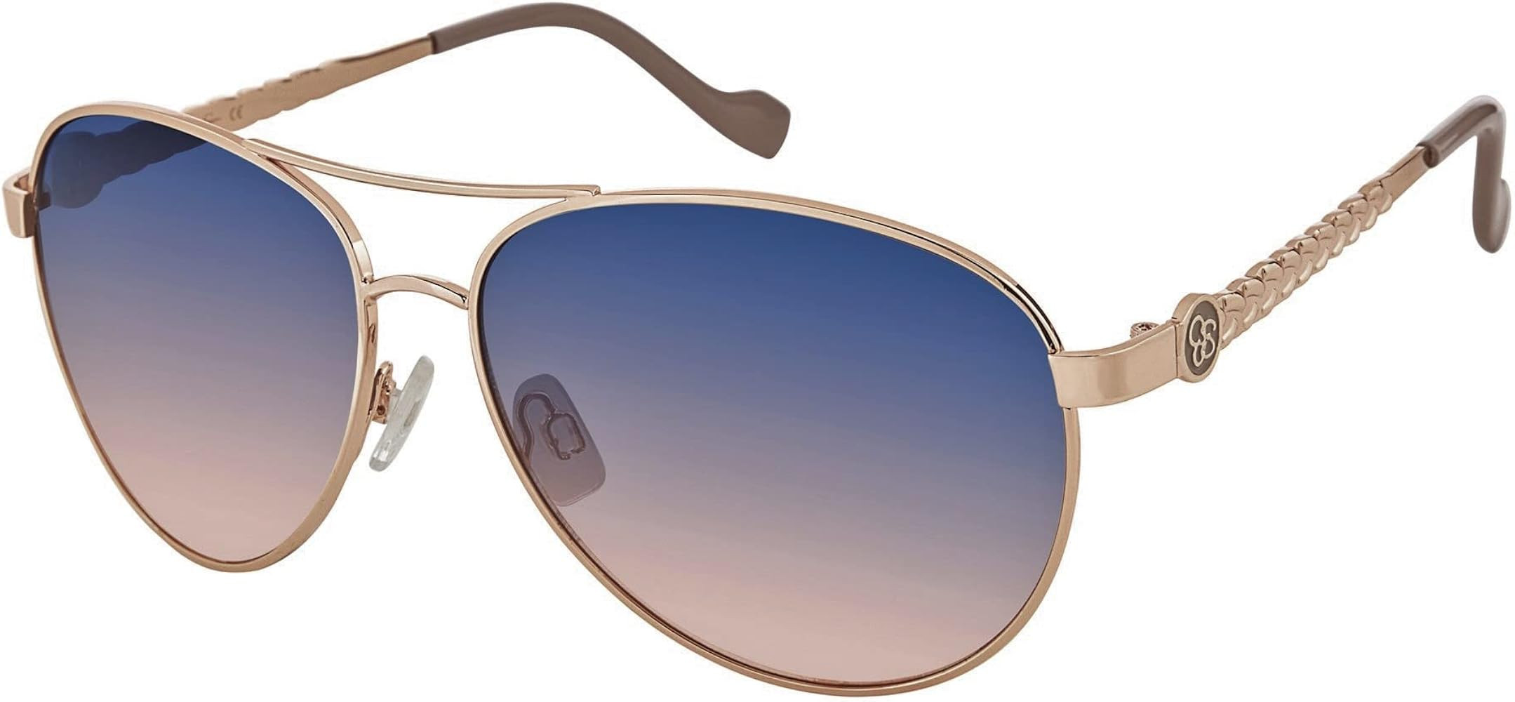 Jessica Simpson Women's Classic, Elegant, and Metal Aviator Pilot Sunglasses UV400 Protection | Amazon (US)