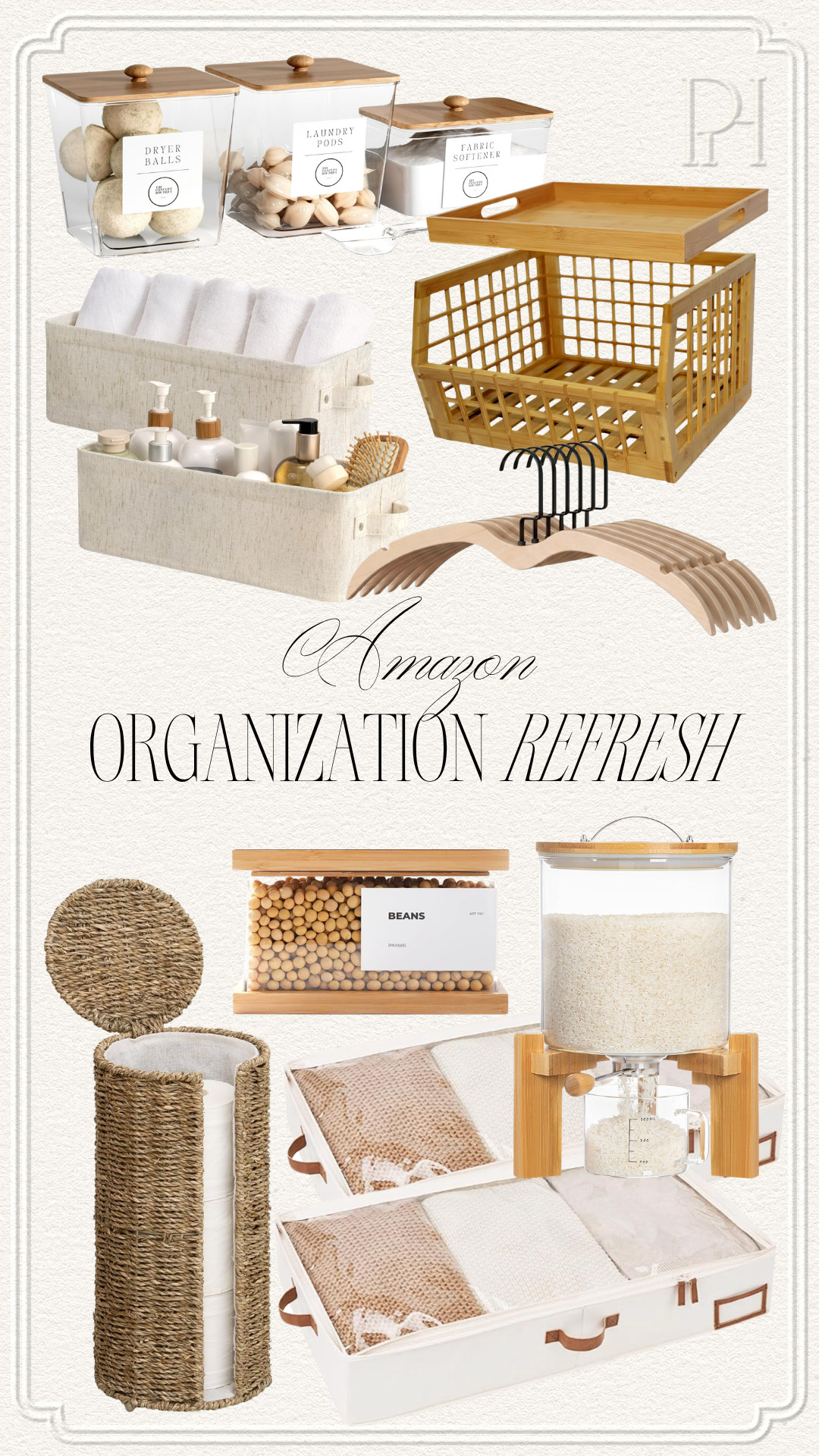 Amazon organization finds for your mid-summer home refresh!

home organization, organization tools, toilet paper holder, under-bed storage, clothing storage, laundry room organization, organization bins, storage baskets, pantry basket, pantry organization, wood hangers, food canisters, dry food canisters, bathroom organization, kitchen organization 

 #LTKSeasonal #LTKHome