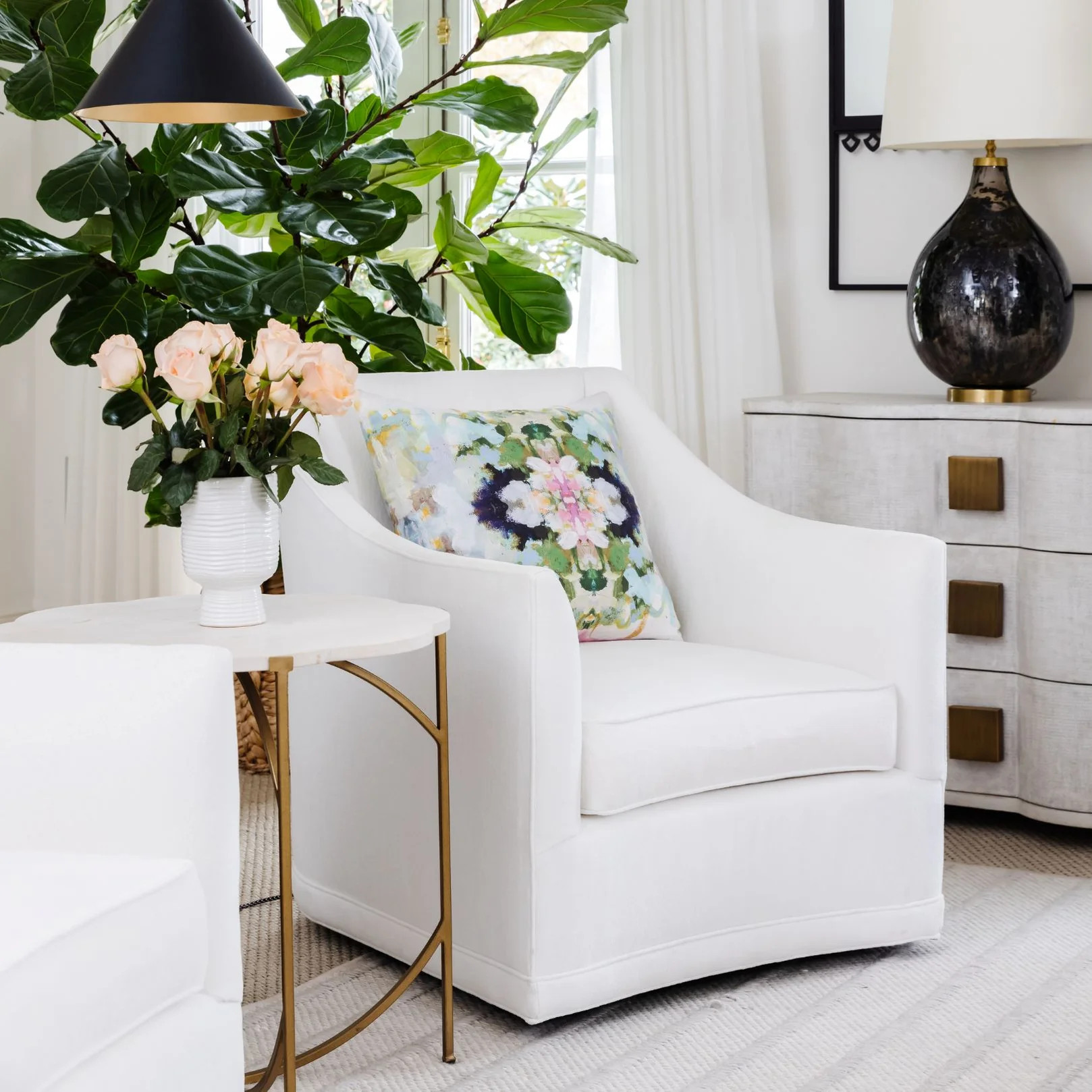 Nantucket Bloom 22x22 Pillow | Laura Park Designs