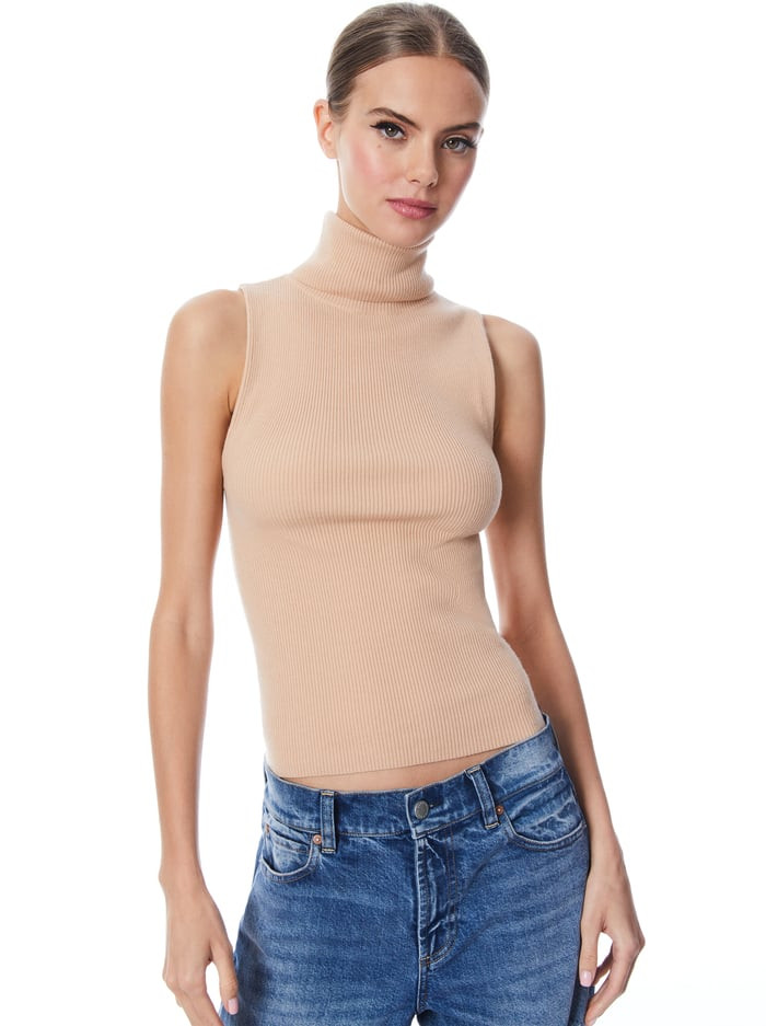 DARCEY TURTLENECK TANK | Alice + Olivia
