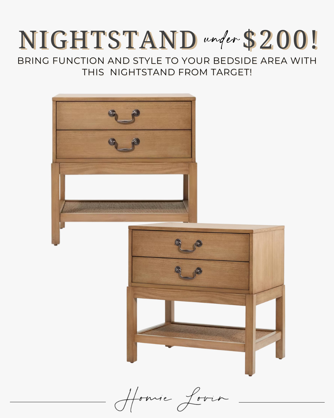 Bring function and style to your bedside rea with this beautiful nightstand!

furniture, home decor, interior design #Target                                                                                                                                                                                                                                                         

 

#LTKHome #LTKSaleAlert
