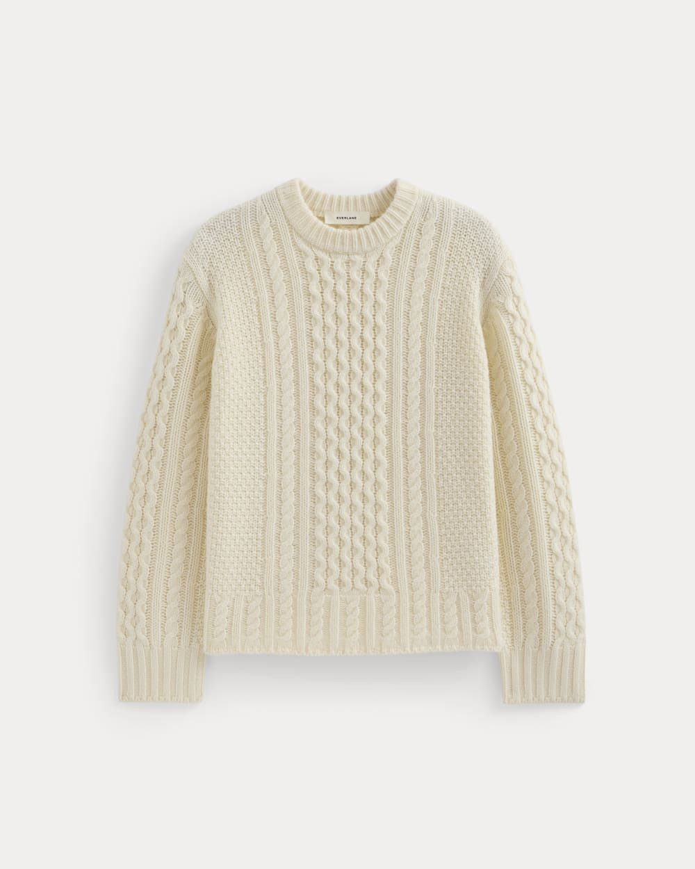 Cable Sweater in Luxe Merino | Bone | Everlane