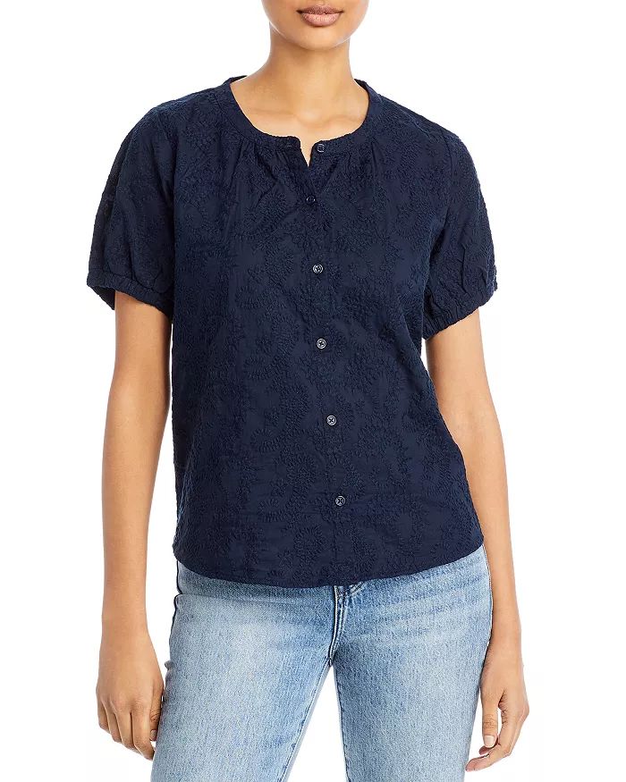 Fallon Floral Embroidered Blouse | Bloomingdale's (US)