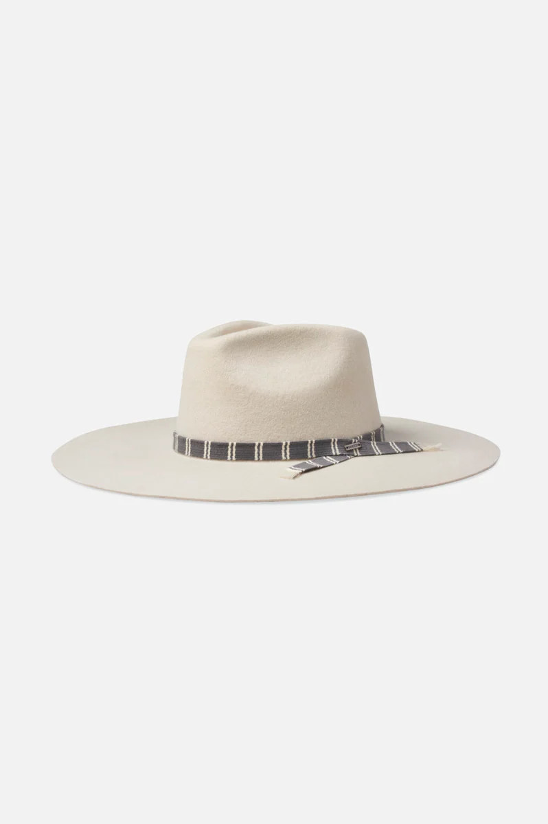 Women's Leigh Felt Fedora - Dove | Brixton