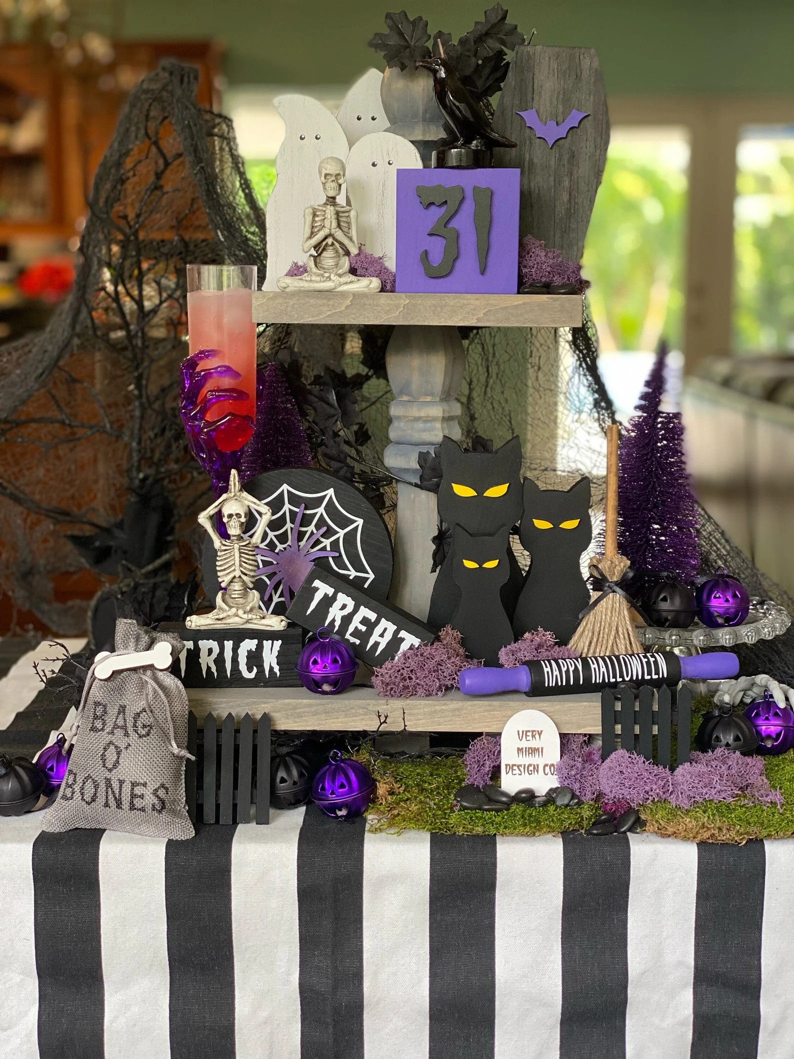 Halloween Tiered Tray Decor, Halloween Tiered Tray, Spooky Halloween Tray, Tiered Tray Decor, Oct... | Etsy (US)