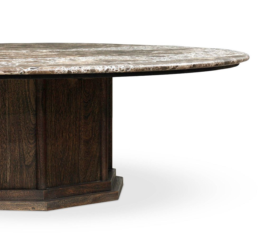 Thadeus Marble Coffee Table (50") | Pottery Barn (US)