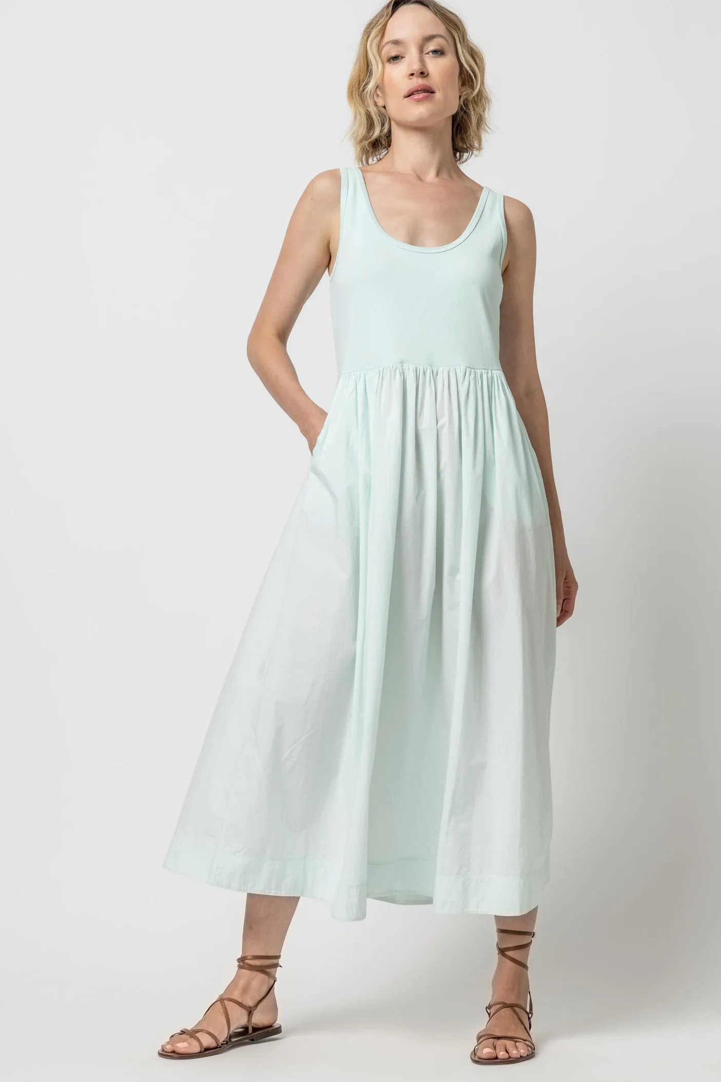 Mixed Media Maxi Dress | Lilla P