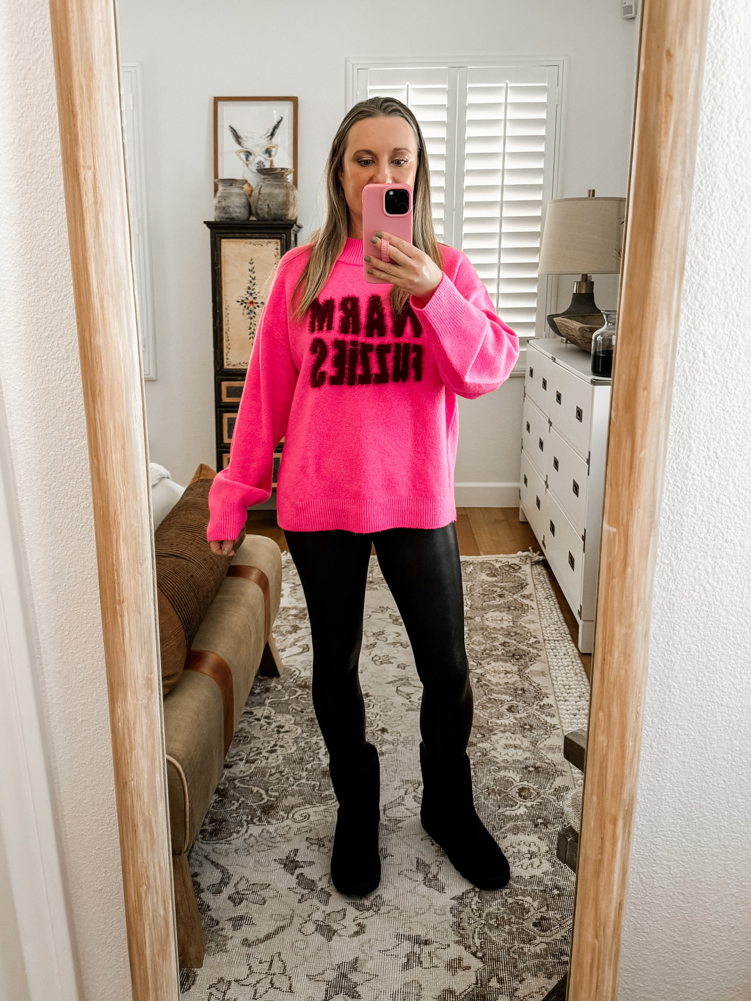 My cozy Target sweater is 30% off until Saturday!! Making $17!! It’s so comfy!!  Wearing a large 

#LTKsalealert #LTKHoliday #LTKover40